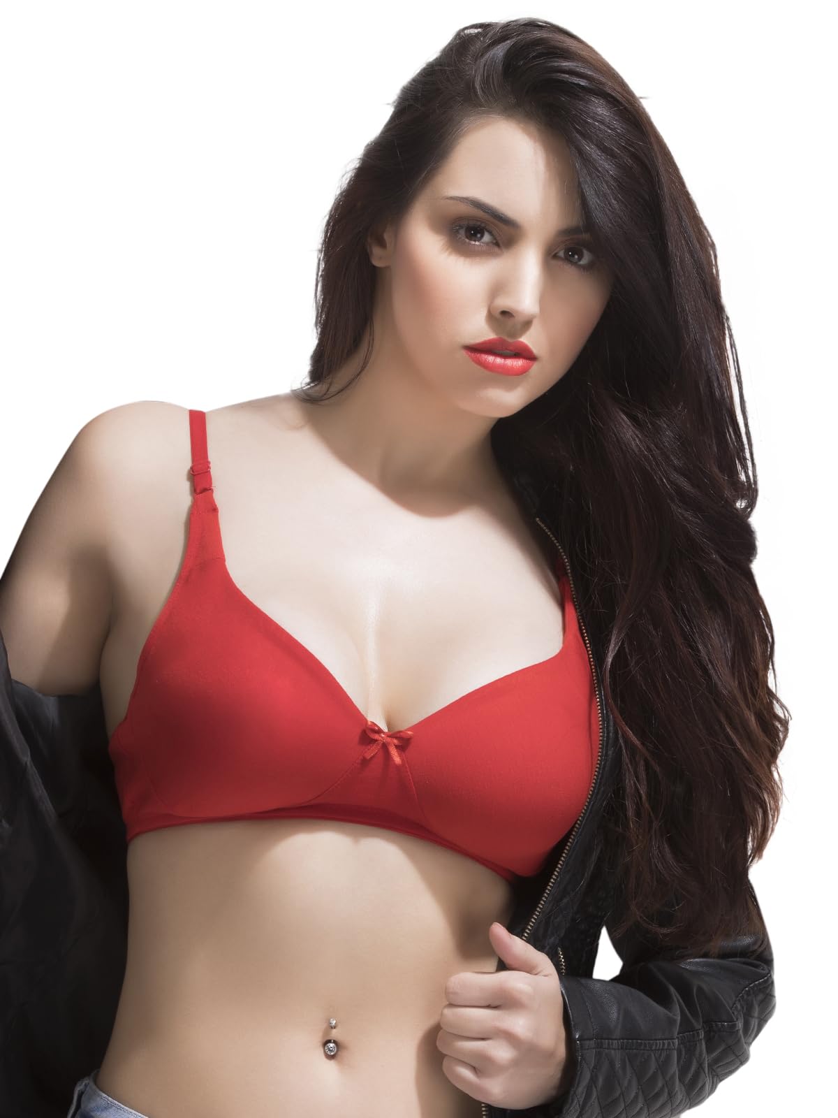 clovia Women's Cotton Non-Padded Wire Free Full Coverage T-Shirt Bra-picture-45