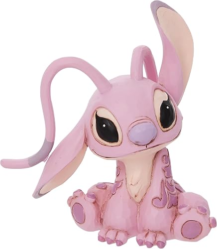 Enesco Disney Traditions by Jim S Lilo and Stitch Angel Miniature Figurine, 3.625 Inch, Multicolor