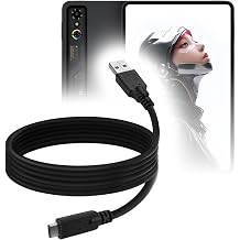 BoxWave Cable Compatible with ZTE Nubia RedMagic Astra - DirectSync - USB 3.0 A to USB 3.1 Type C, USB C Charge and Sync Cable - 6ft - Black