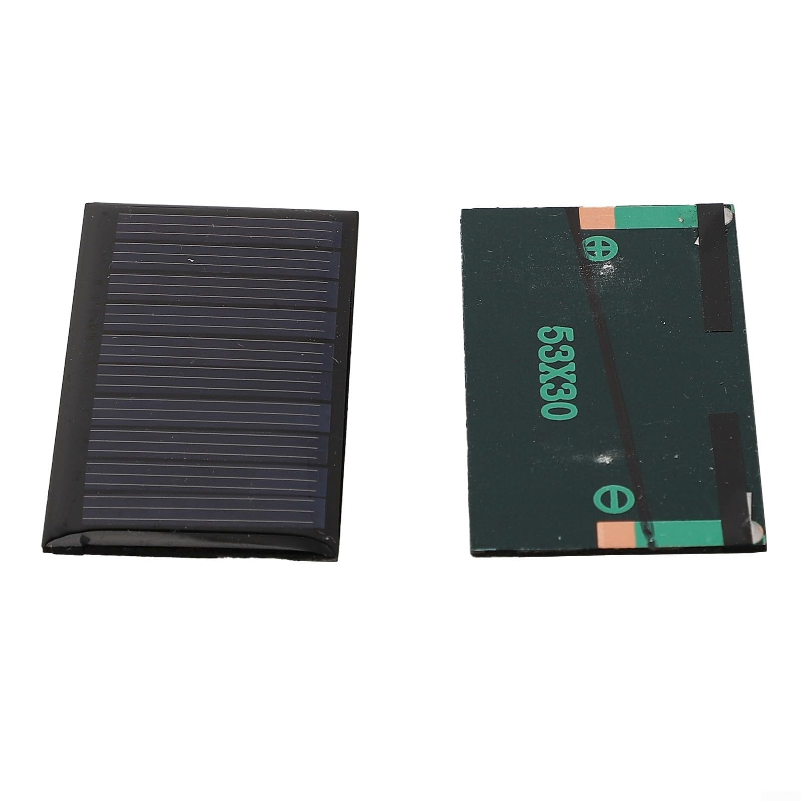 Lotto di 10 pannelli solari 5V 30mA 53X30mm per progetti elettronici fai da te