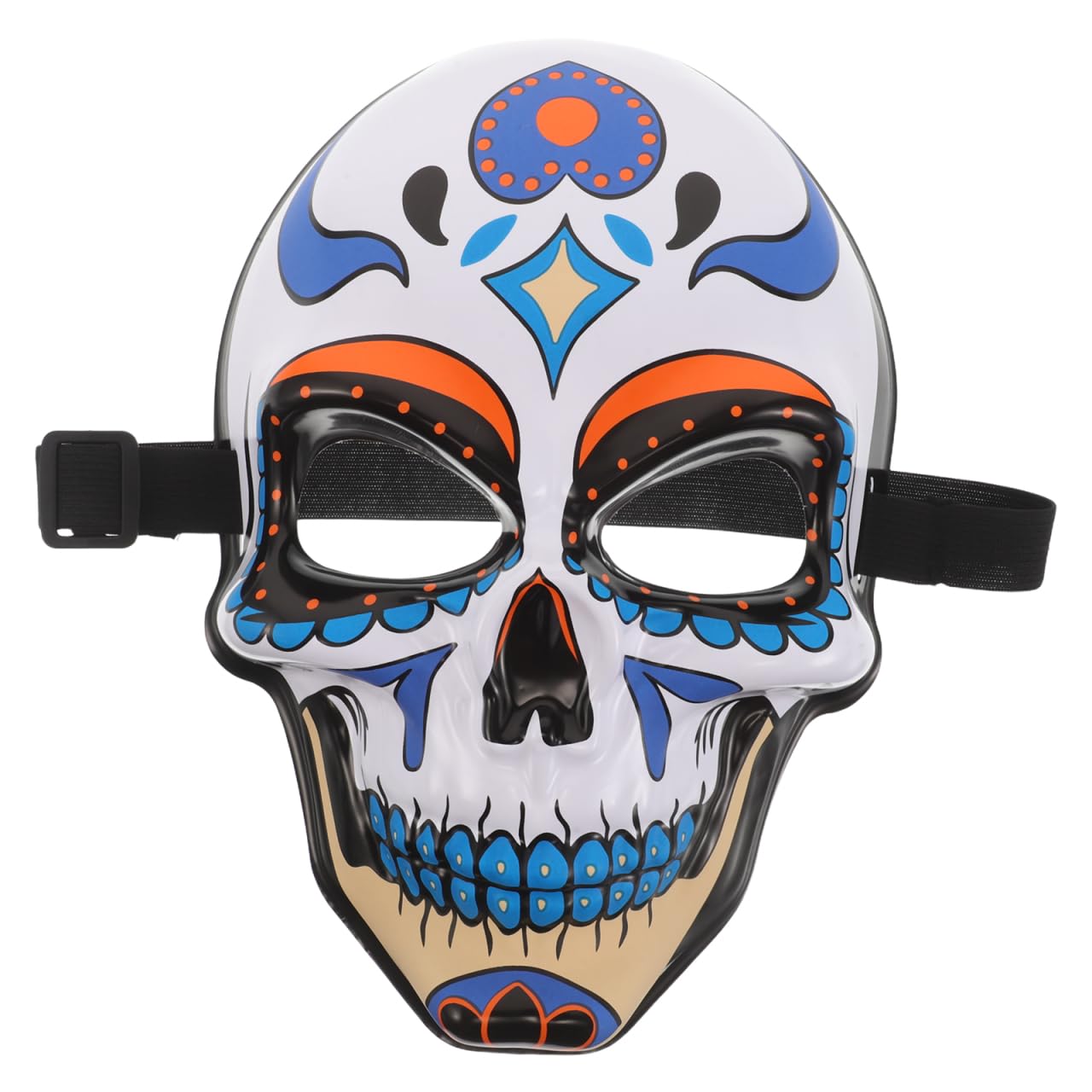 minkissy Skull Mask Day Dead Scary Masks for Adults Party Skull for Men Women Mexican Party Supplies Photo Props for Cosplay
