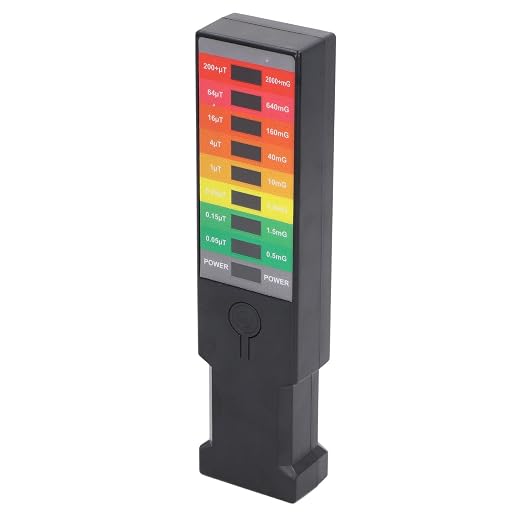 Medidor portátil de campo electromagnético con indicador LED miniatura 4