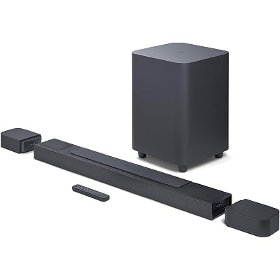 JBL Bar 800-5.1.2-Channel soundbar with Detachable Surround Speakers and Dolby Atmos®, 10” Wireless subwoofer, Built-in Wi-Fi with AirPlay, Alexa Multi-Room Music and Chromecast (Black)