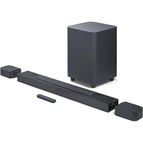 JBL Bar 800-5.1.2-Channel soundbar with Detachable Surround Speakers and Dolby Atmos®, 10” Wireless subwoofer, Built-in Wi-Fi with AirPlay, Alexa Multi-Room Music and Chromecast (Black)