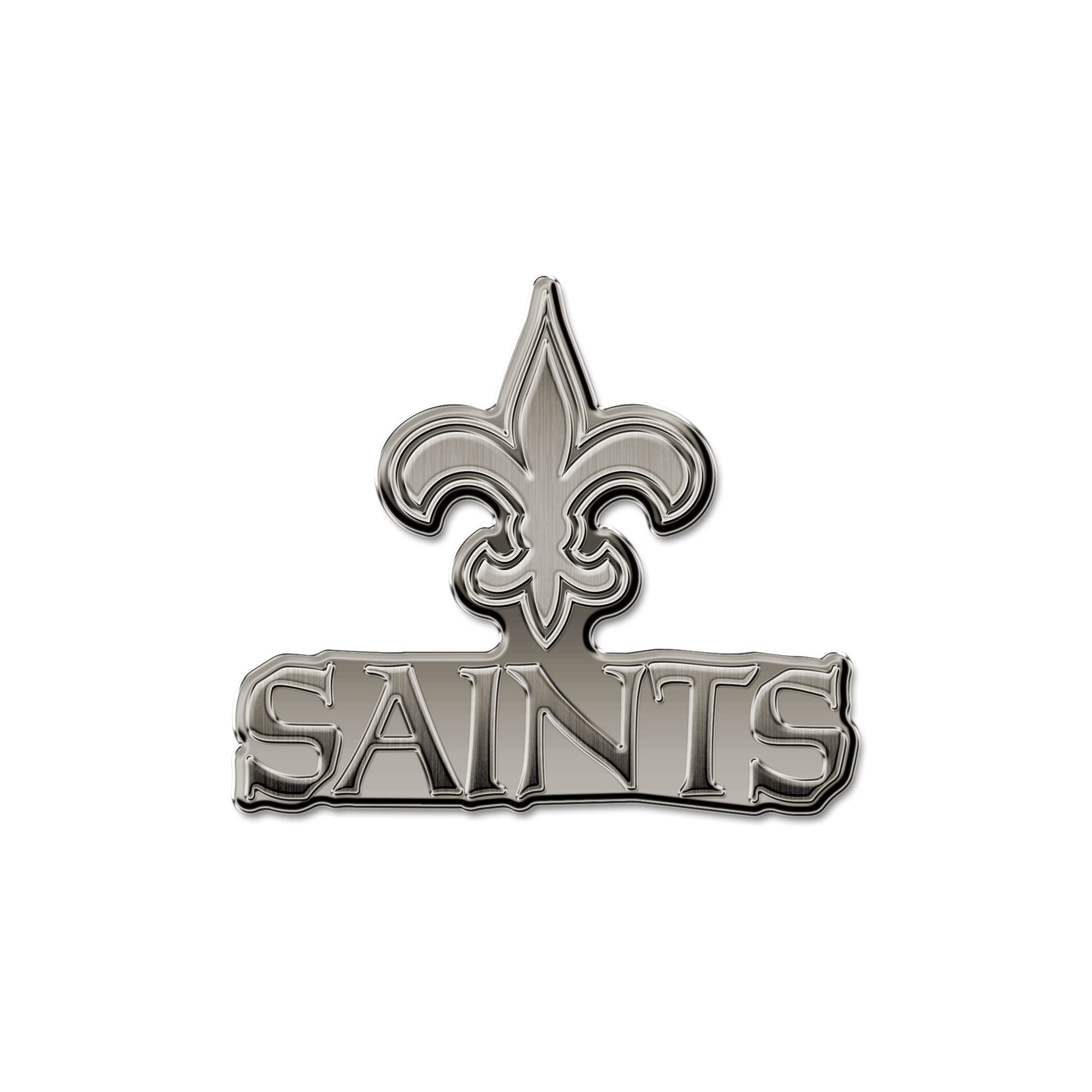 Rico Industries NFL Football New Orleans Saints Standard Antique Auto Emblem
