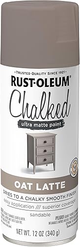 Miniatura 257 de Rust-Oleum 287722 - Pintura a la tiza ultramate para interiores, 30 onzas, capa superior transparente mate