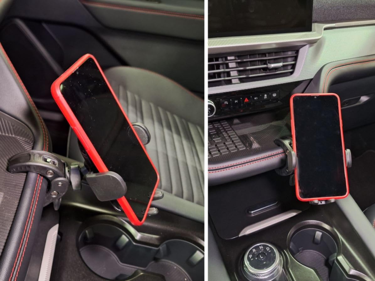 Phone Holder Mount for 2025 Ford Explorer Center Console or Dashboard | Custom Mount for Dashboard Phone