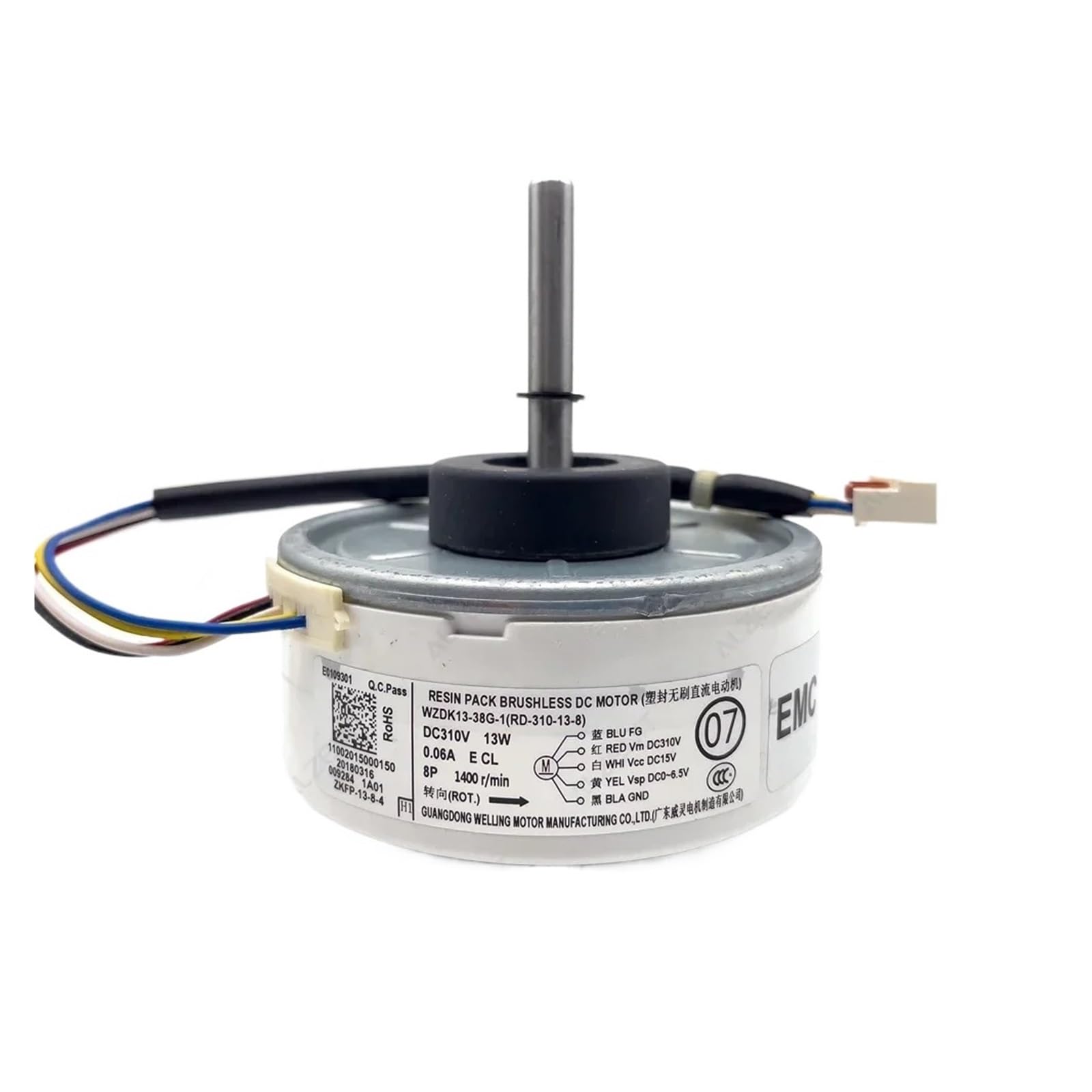 Moteur de ventilateur CC Midea WZDK13-38G-1 DC310 13W RD-310-13-8