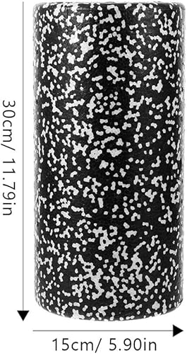 Miniatura 2 de NOLITOY Rodillo de espuma de ejercicio ligero para masaje muscular y alivio de espalda, cilindro de espuma de alta densidad para terapia de tejido