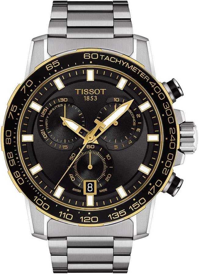 mens Supersport Chrono Stainless Steel Casual Watch Grey T1256172105100