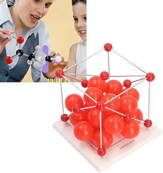 Metal Molecular Model, Stone Crystal Molecular Structure Model Tool for Classroom and Laboratory - for Enhancing Student Learning and Classroom Instruction