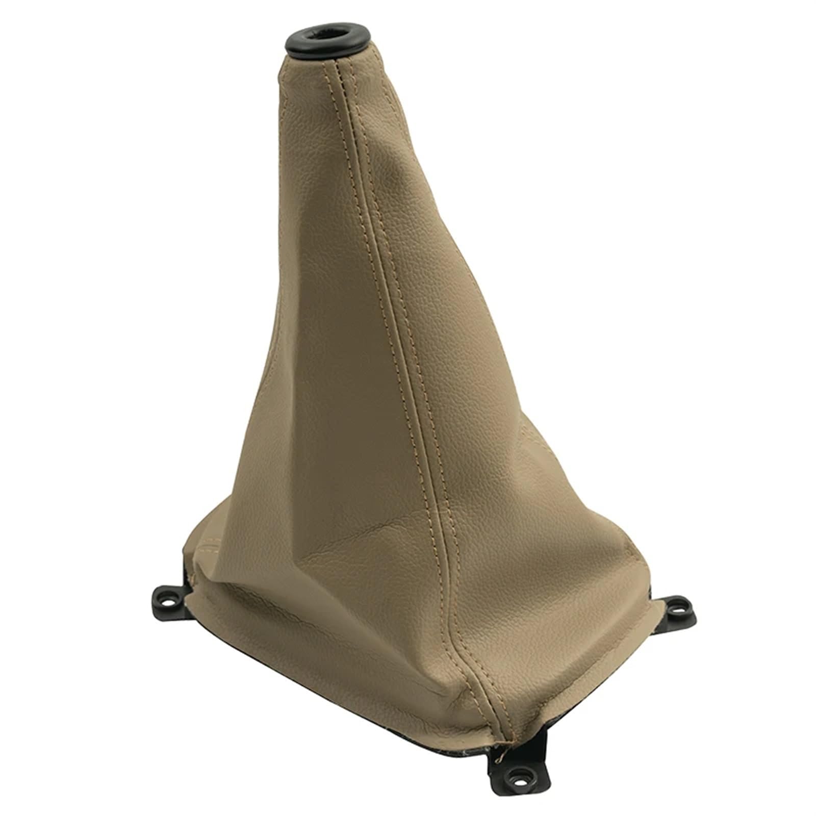 HSUKIHO Car Shift Knob Cover for Kia for Sportage Manual Gear Shift Knob Gaiter Boot Case Dustproof Cover Collar Car Styling Accessories(Beige)