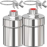 Vista 1 de Válvula de flotador de acero inoxidable con control automático de nivel de agua, paquete de 2, 1/2 pulgada, diseño de entrada lateral de grado 304