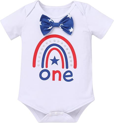 Miniatura 9 de IBTOM CASTLE Baby Boy - Traje de conejo de Pascua para bebé niño  My First ST Patricks Day Outfit con tirantes para fiesta de fotos