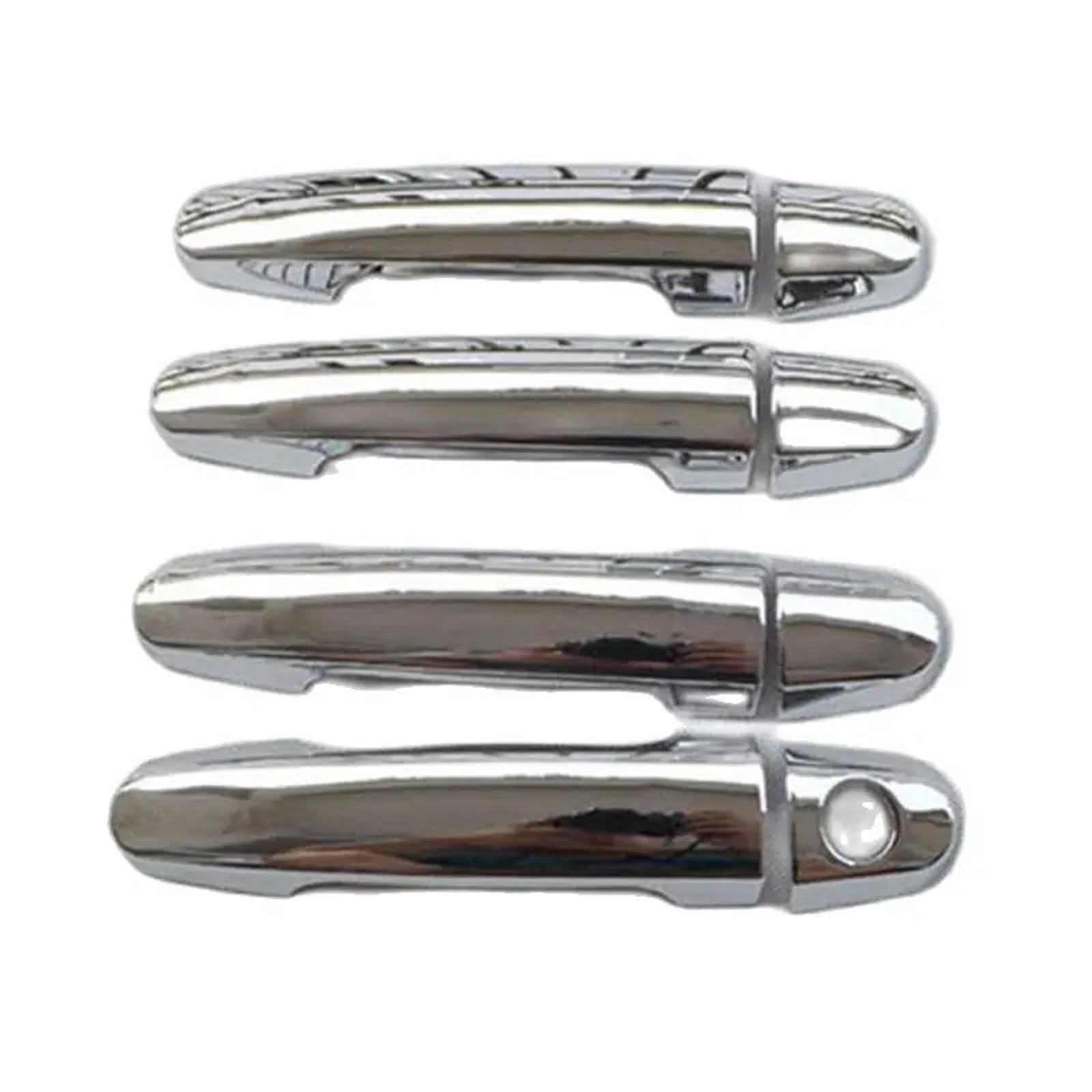 CFAYRLMS Door Pull Cover Compatible with Toyota for Fortuner for Hilux for SW4 2005-2014 Accessories Door Handle Cover Trim ABS Chrome
