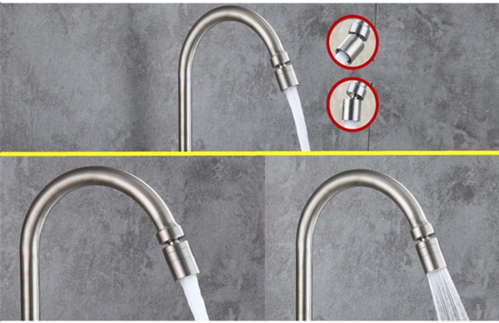 Wall Mounted Kitchen Faucet Multi Function Pull Out Spray 304 Stainless Steel Hot & Cold Water Ideal for Sink & Laundry Room Durable & Stylish Design