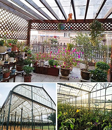 Lona transparente de PVC impermeable y resistente para ventanas y balcones 8