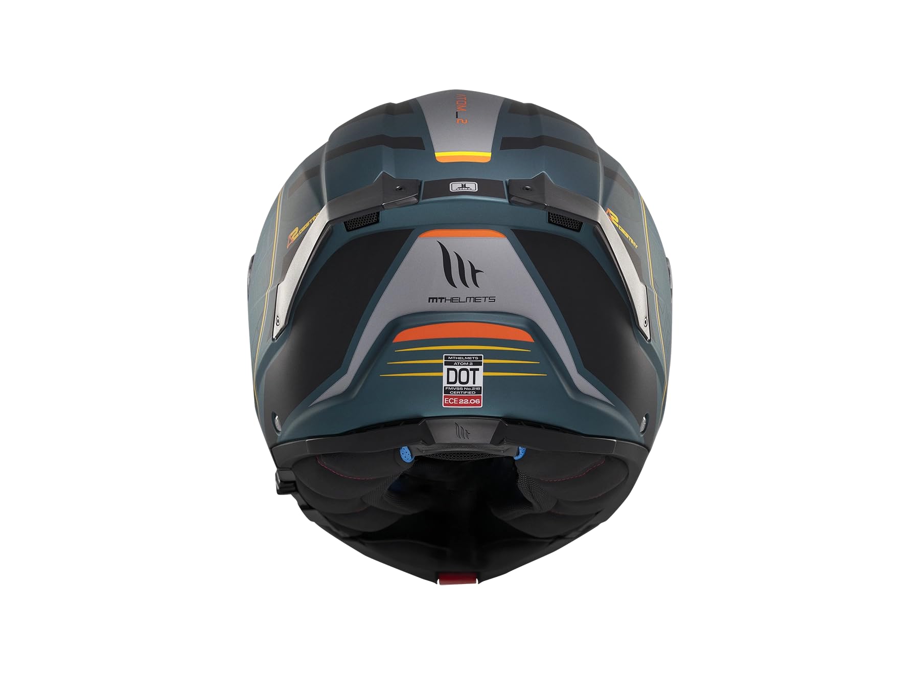 MT Helmets Atom 2 SV, Casco moto Modular Flip-Up, Visor Solar Retráctil, Interior Lavable, Preparado Intercomunicador UCS, Bloqueo frontal, Visor con posición Ventilación, Homologado ECE 22.06 & DOT