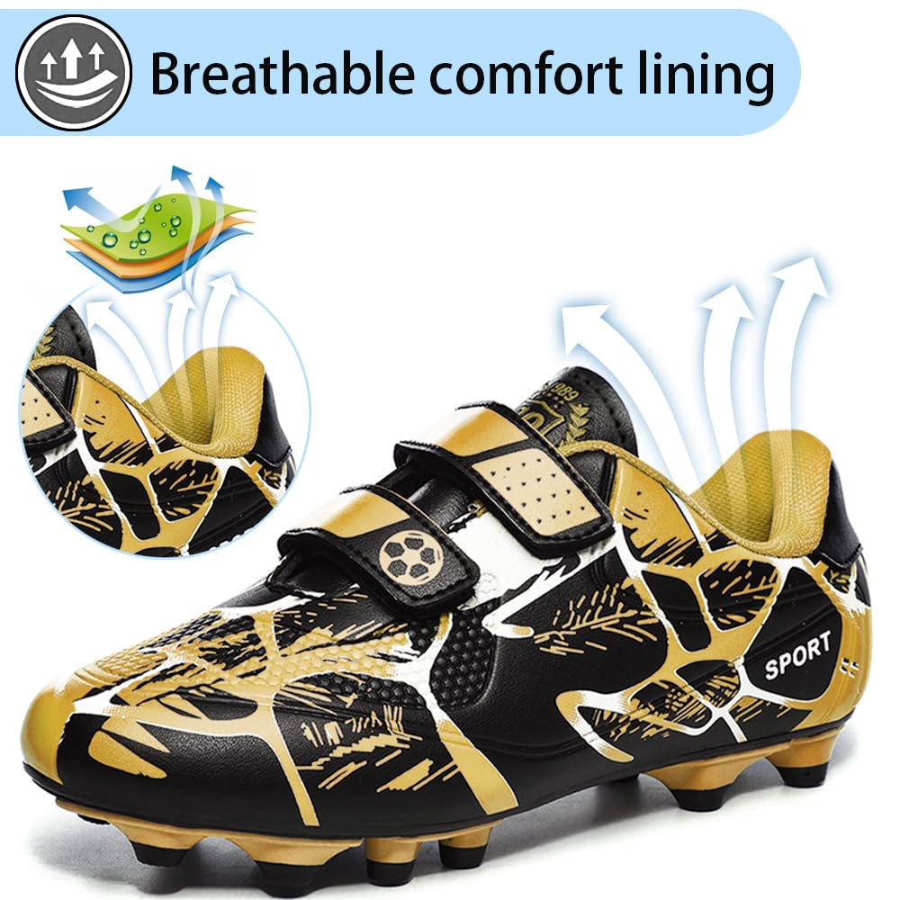 Zapatillas de Fútbol Niños Zapatos de fútbol Botas de Fútbol Zapatillas de Entrenamiento Antideslizantes para Exteriores Zapatillas 28-37EU