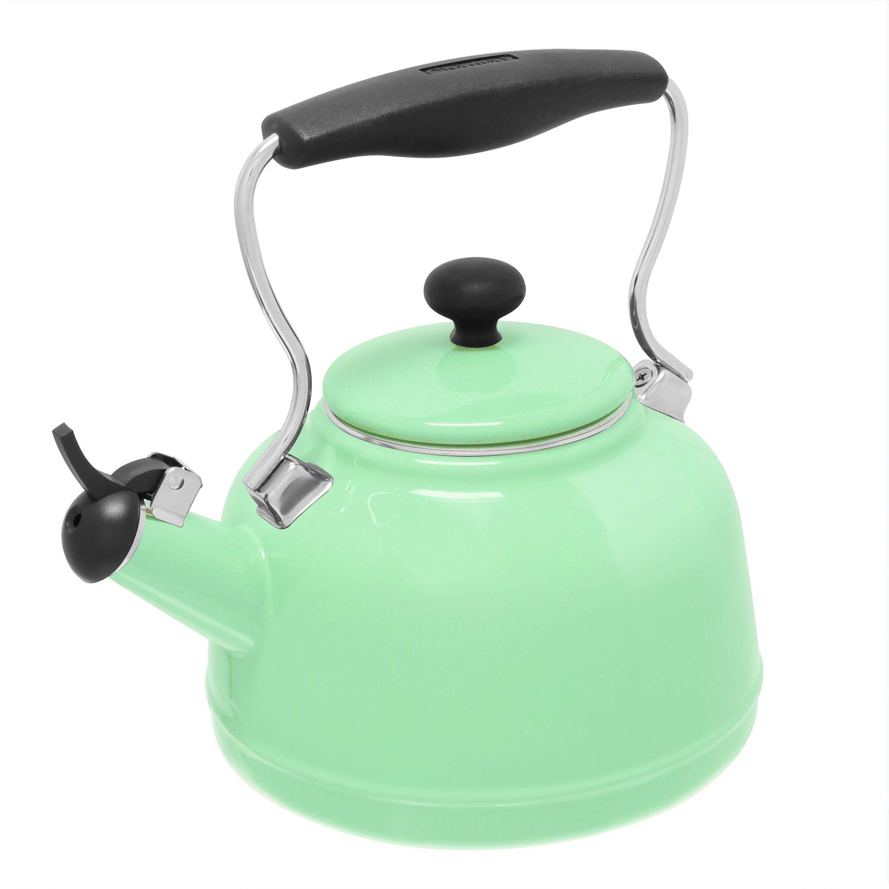 Chantal Tea Kettle, Vintage Series, Enamel on Steel, Whistling (Mint Green)