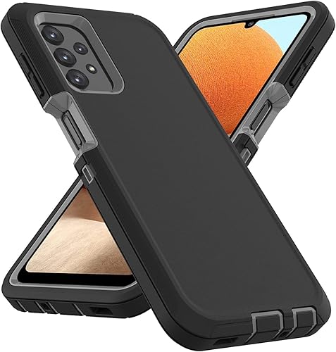 Comboproof Para Samsung Galaxy A32 5G a prueba de golpes a prueba de polvo para iPhone Samsung Galaxy A32 5G negro