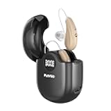 Hearing Aids for Seniors, OTC Hearing Aids for People with Hearing Loss, Sound Quality Restoration, Intelligent Noise Reduction, Standby 80h, One-Button Operation, Comfortable Wearing,Beige
