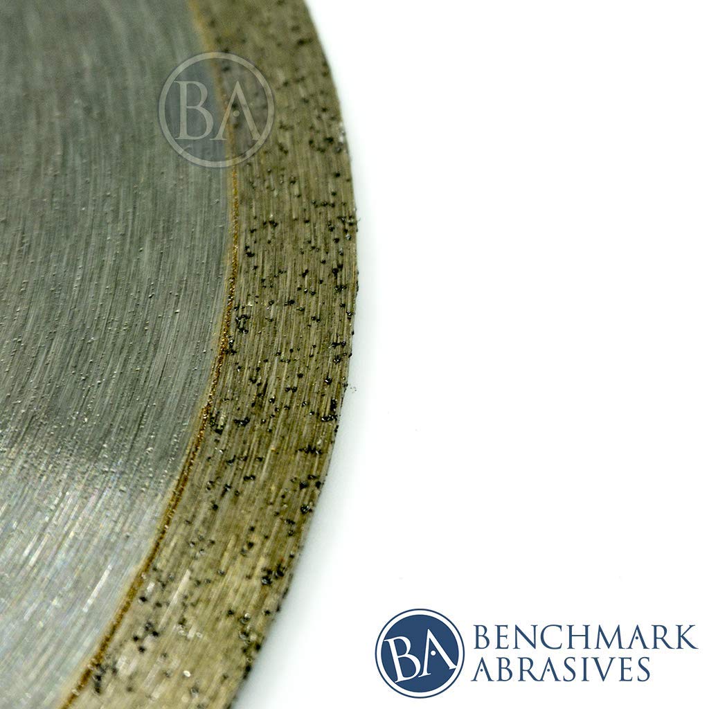 Benchmark Abrasives 7" Continuous Rim Diamond Blade for Angle Grinder with 7/8"-5/8" Arbor, Cutting Brick Ceramic Tile Granite Marble Saw Blades, Cutting Porcelain Circular Saw Concrete