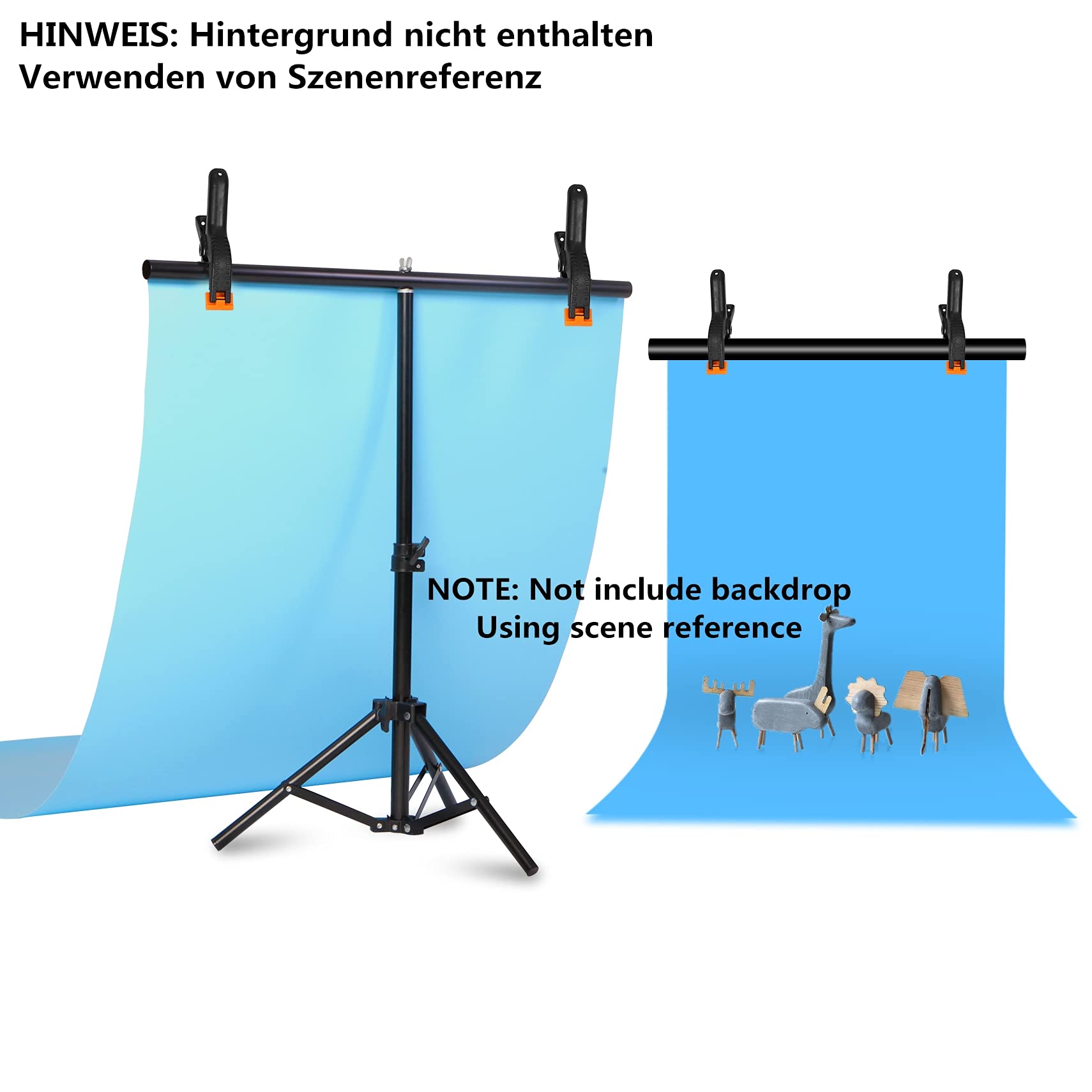 Selens T-Type Hintergrund Stativ - Höhenverstellba Produktbild-Vorschau 7