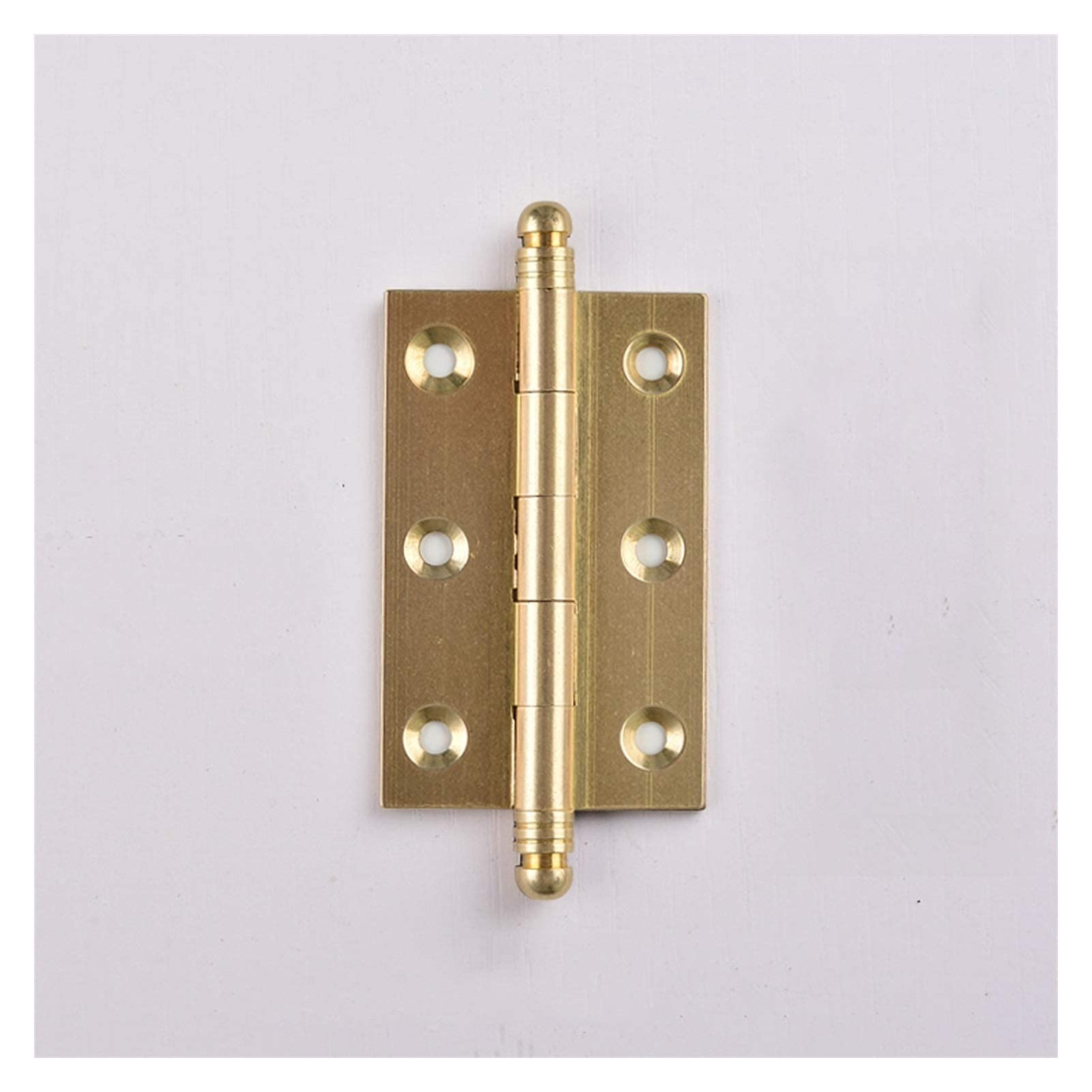 Hinge, Door Hinges Copper Cabinet Antique Wardrobe Furniture Casement Folding Multicolor 10 Packs Closer(Bronze,2.9 inch)