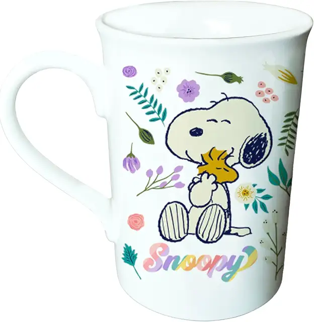 Taza Snoopy Oficial - Porcelana Blanca para Desayunos y Regalos