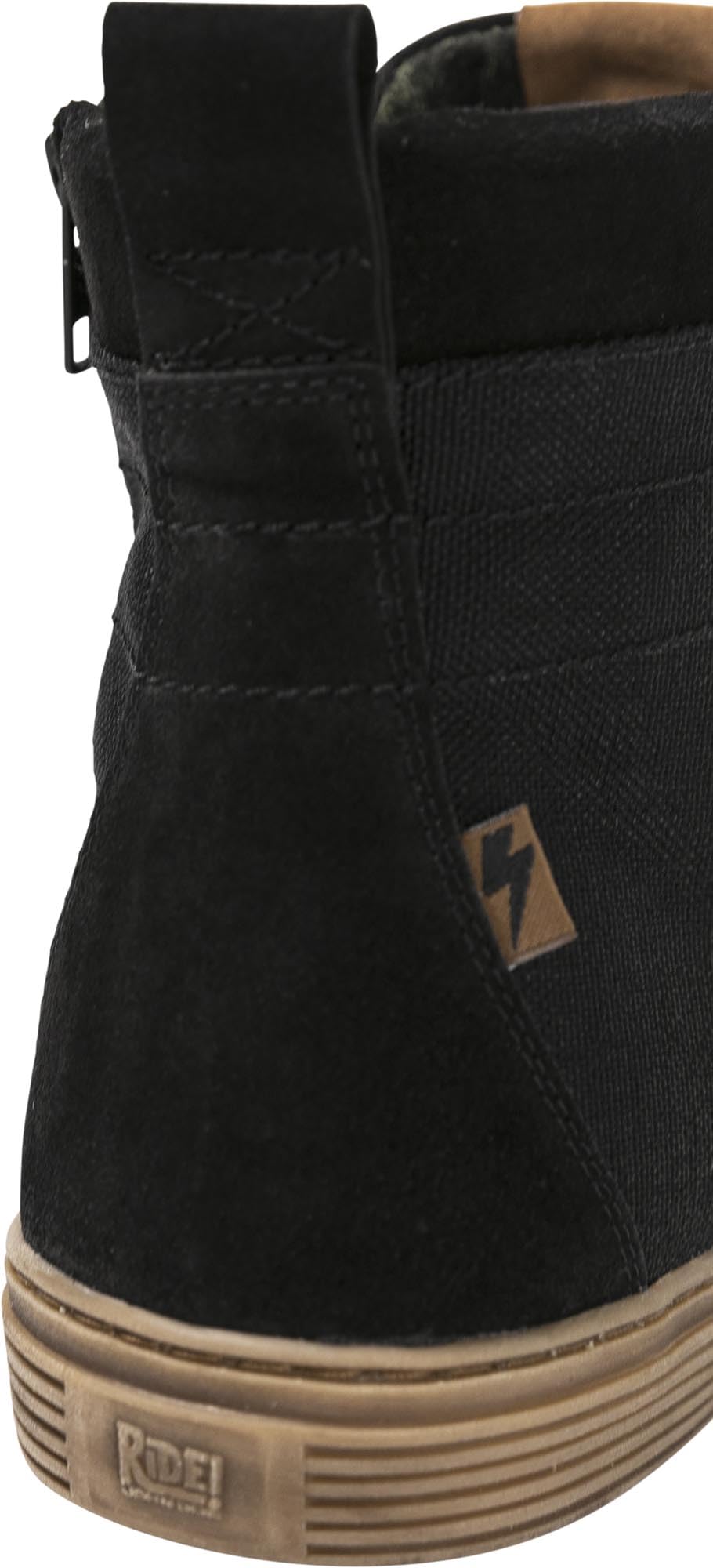 John Doe Neo Sneaker Chaussures de moto imperméables en cuir pour femme Noir