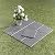 The Lakeside Collection Interlocking Rubber Snap Pathway Tile Mats - Gray - Set of 10