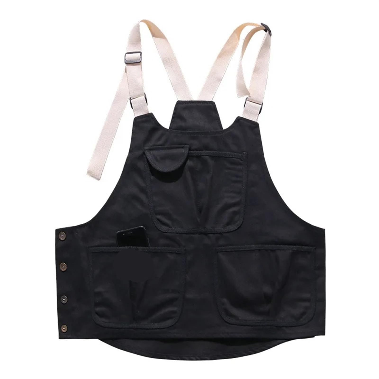 Delantal de Trabajo Delantal vaquero industrial Barista Restaurante Cocina Camarero Ropa de trabajo Monos pintura