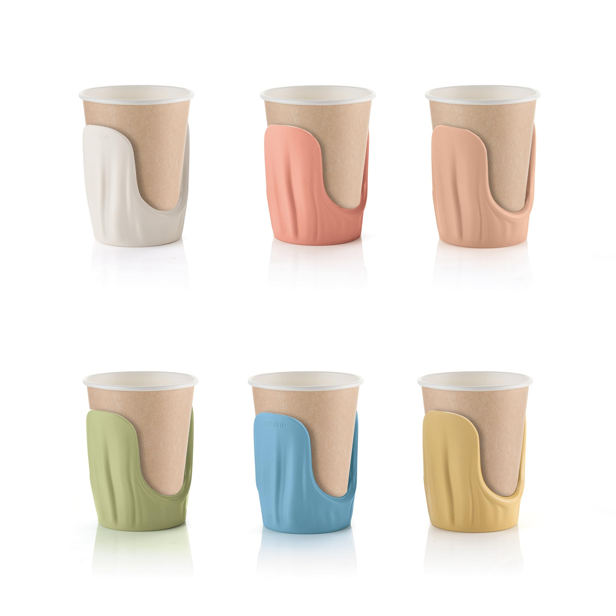 Guzzini Set of 6 Tierra Multicolour Cup Holders