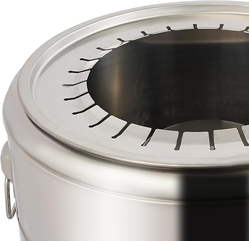 Miniatura 8 de Portable Barbecue Charcoal Barrel Grill, Portable Barbecue Charcoal Barrel Grill with 28 Skewer Capacity, Dual Mode Smokeless Outdoor Barbecue Grill