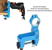 Vista 3 de Soporte de taladro eléctrico giratorio de 360 grados con soporte de prensa de taladro de ajuste de 90 grados para perforación de precisión