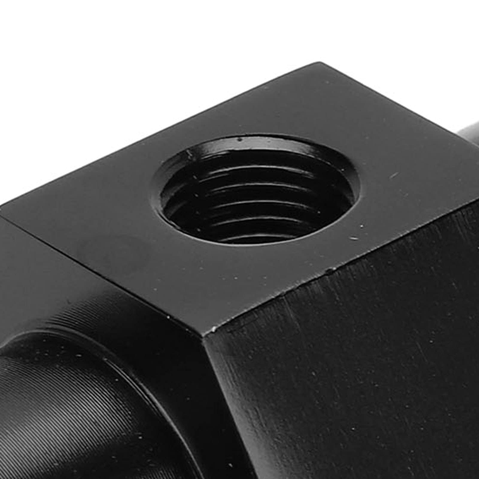 Adattatore Temperatura Acqua per Moto - Sensore Termometro 3 Vie in Lega di Alluminio Anodizzato CNC, Facile Installazione con Fascette Regolabili, Compatibile con la Maggior part