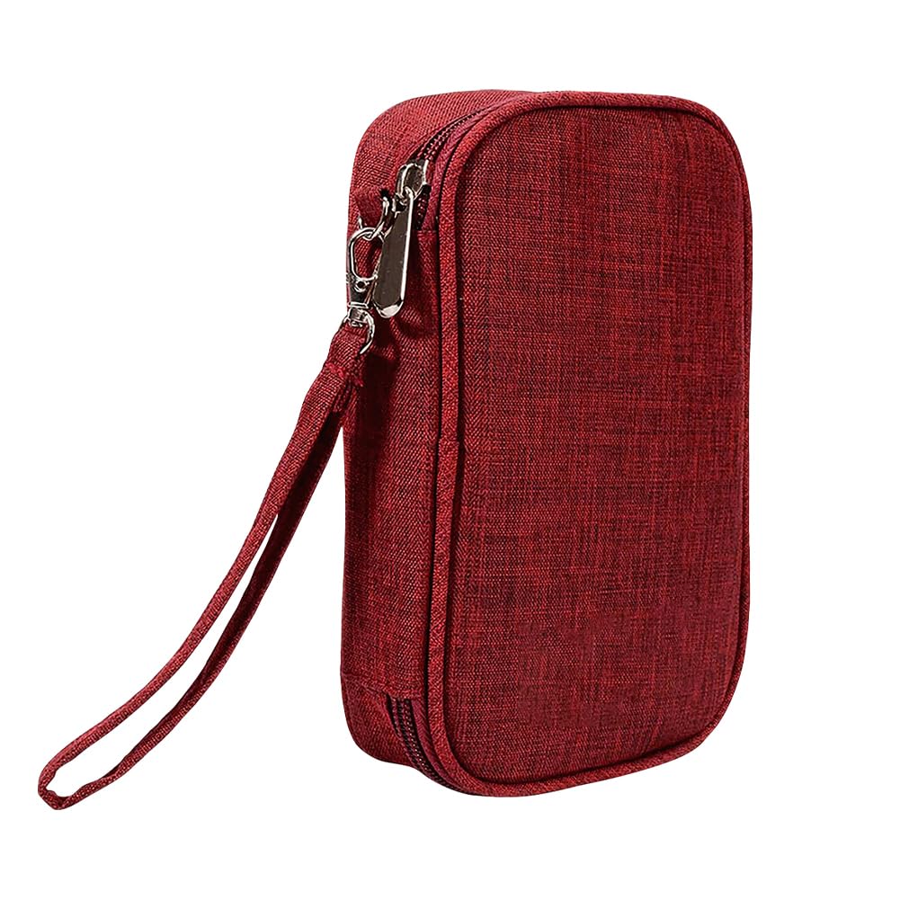 UUYYEO Travel Cable Organiser Bag Pouch Electronic Accessories Carry Case Flash Drive Earphone Carrying Case Tech Gadget Storage Organizer for Cord Hard Disk Power Bank