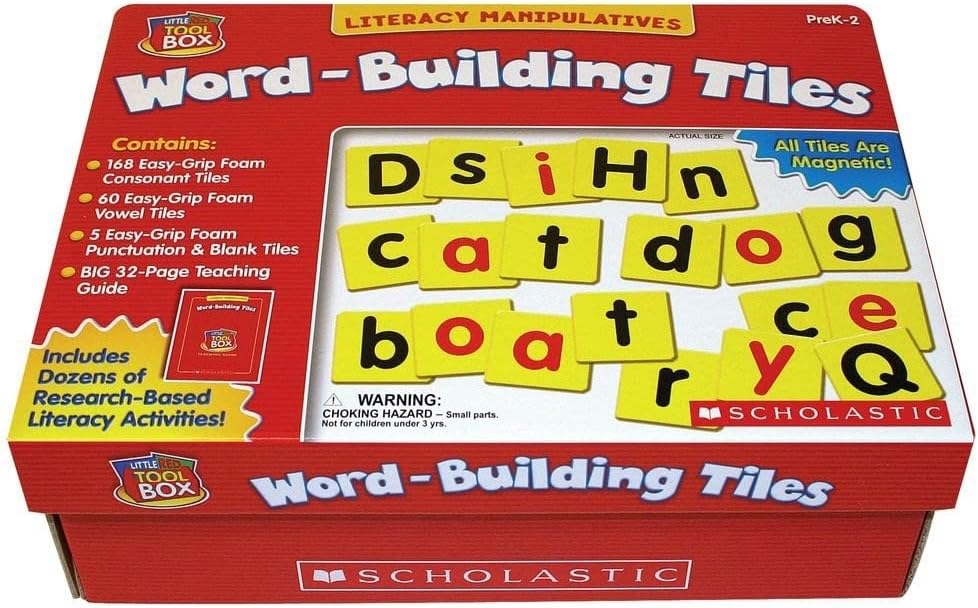 WordBuilding Tiles Literacy Manipulatives [With 32 Page
