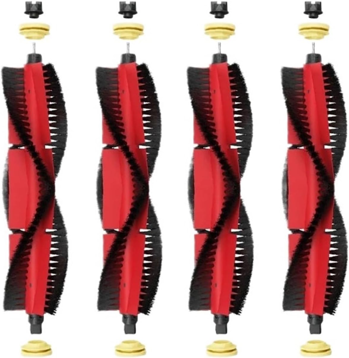 Original Roller Brush,4PCS,Compatible for Roborock S5 Max / S6 Maxv / S50 / S51 / S5 Vacuum Cleaner Parts
