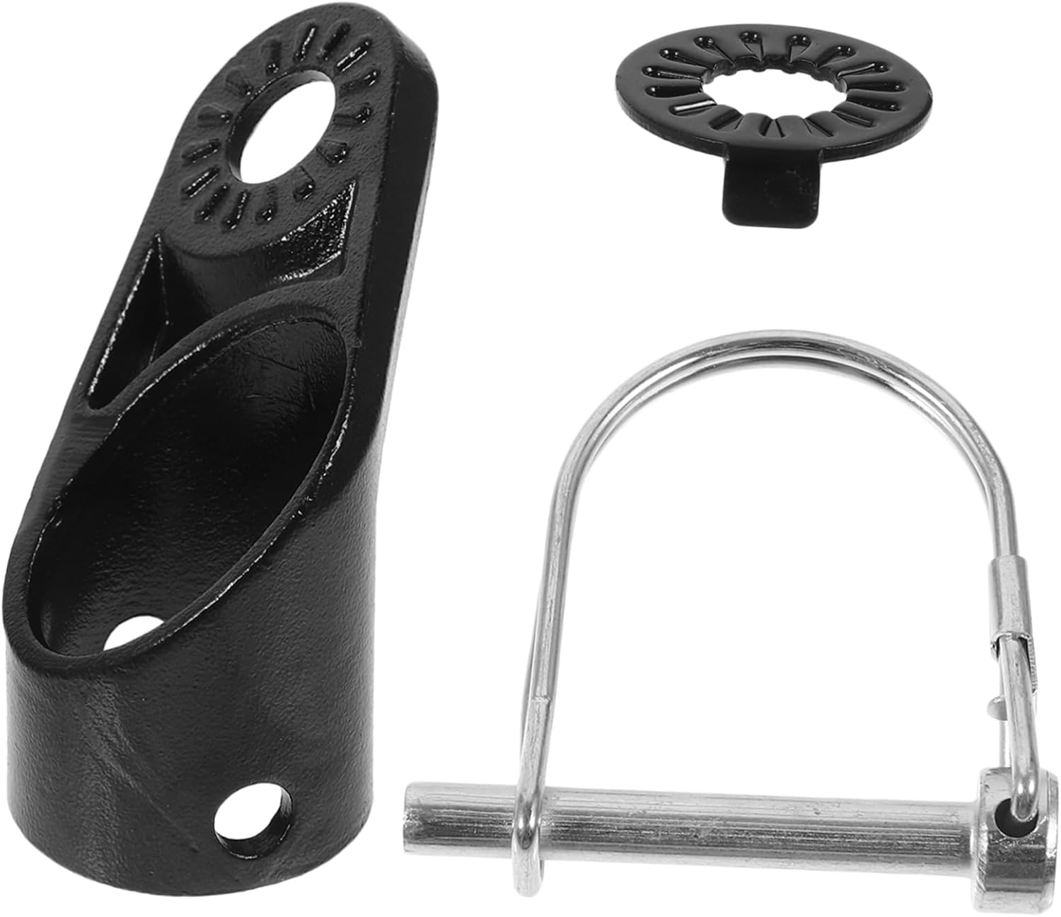 Kisangel 1set Metal Bike Trailer Hitch Coupler Attachment Easy to Install Connector for Bike Trailers Compatible and Pet