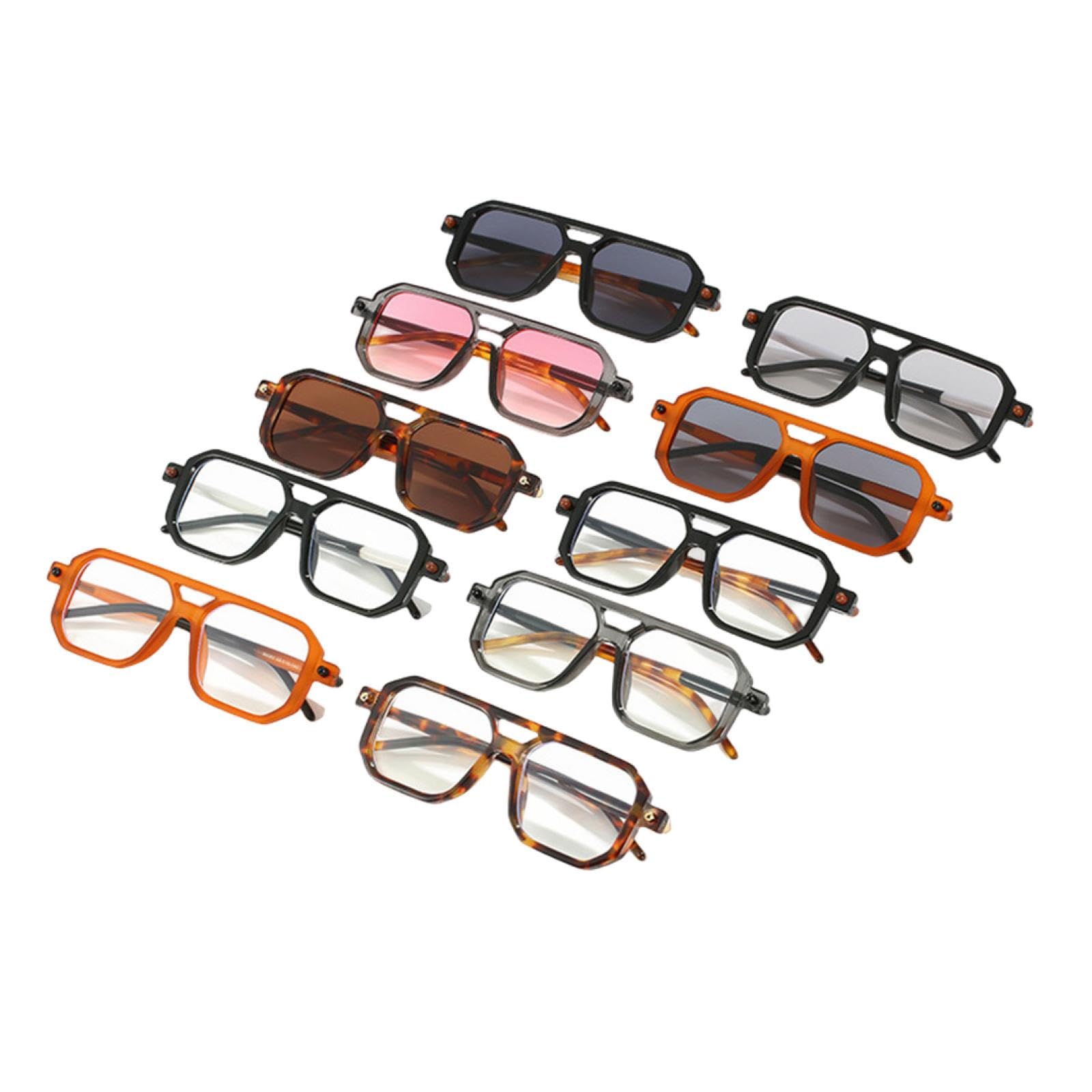 Gafas de sol punk para hombre y mujer, monturas grandes, estilo retro, UV400
