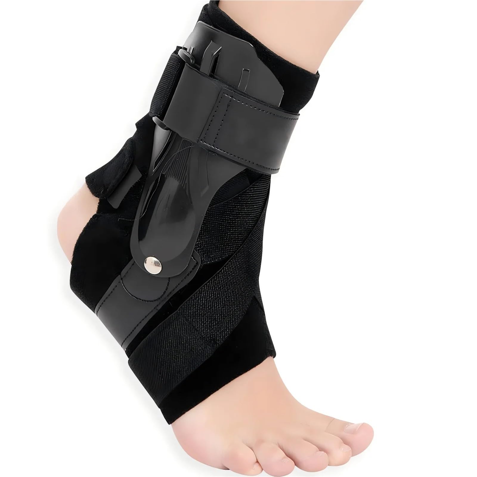 Verstellbare Sprunggelenkbandage 1/2 Stück Knöchelbandage Seitenstabilisatoren Verstauchung Männer Frauen