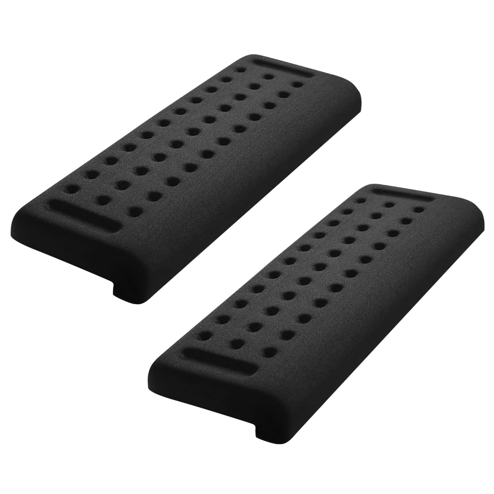 2 poggiapolsi ergonomici per tastiere, in memory foam, per il bordo del tavolo, poggiapolsi antiscivolo, rivestimento in tessuto, migliore postura, per ufficio e gaming