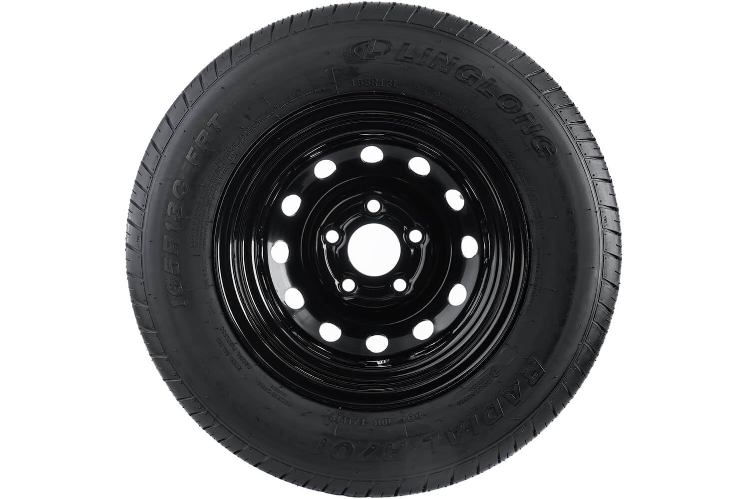 UNITRAILER LINGLONG Rimorchio rinforzato Ruota 165/80 R13C Nero