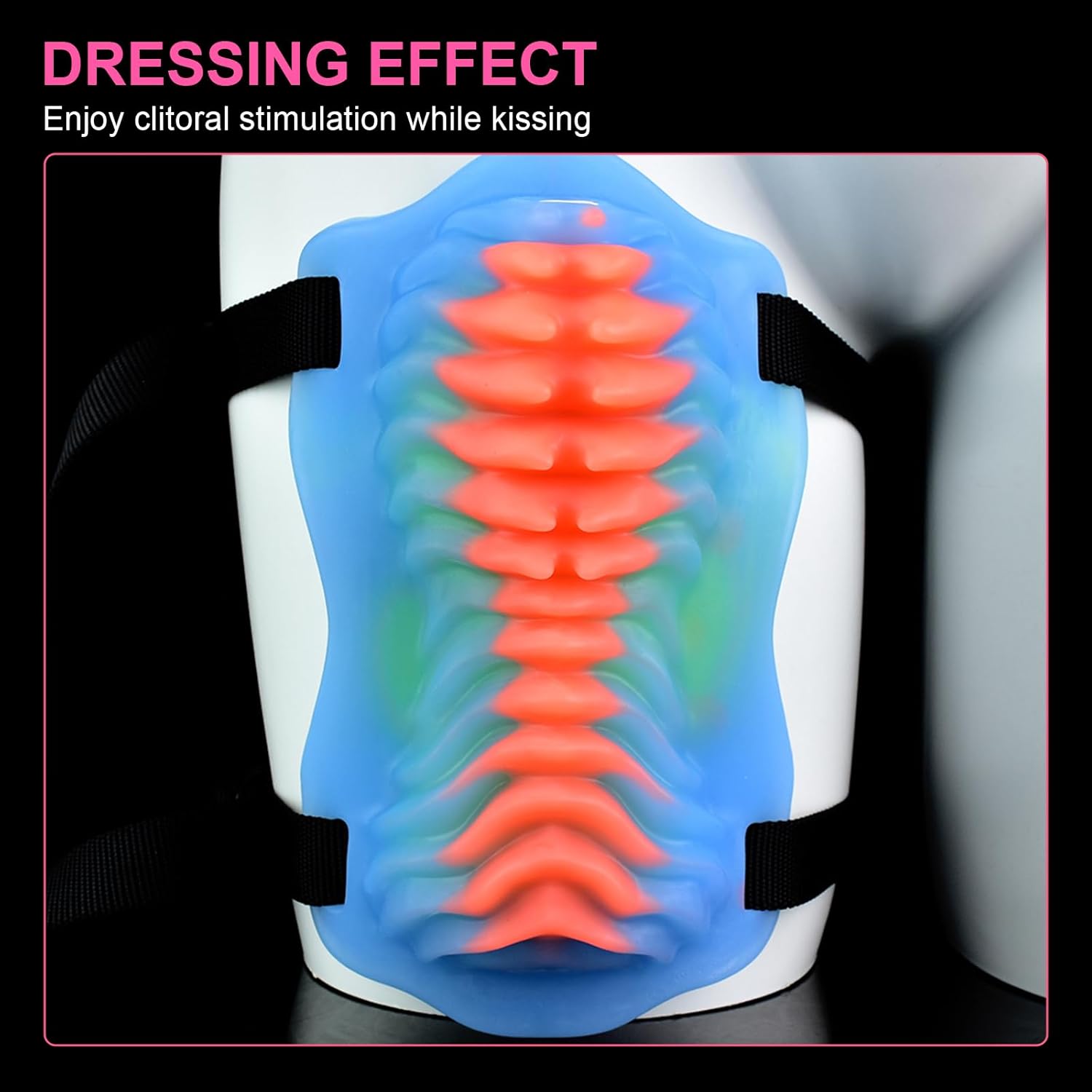 Grind Vibrator, Grinder Sex Toy with 10 Vibrating Modes Clitoral Stimulator, Glow in Night Nipple Clit Stimulator Soft Silicone Grinding Sex Toy for Women & Couples