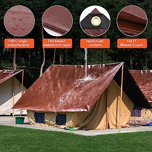 Tarp-10x12FT-Large-16-Mil-Heavy-Duty-Tarps-Waterproof-Tarp-with-Brass-Grommets-and-Reinforced-Edges-UV-Resistant-TearFade-Resistant-Poly-Tarp-for-Outdoor-Camping-Pool-Car-Tent