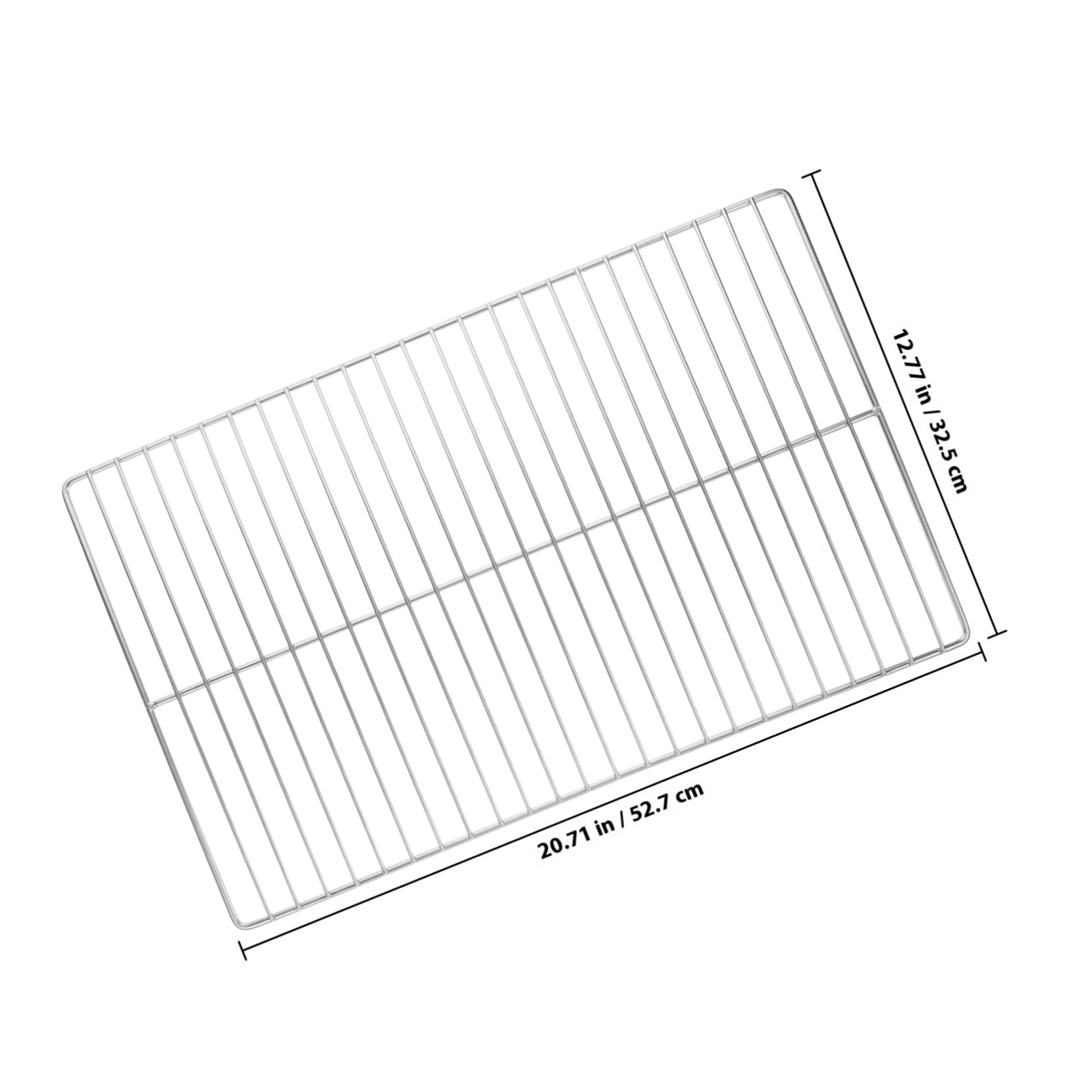 Griglia per fornello da campeggio in acciaio inox, griglia per barbecue a rete per cucinare all'aperto, ideale per picnic, barbecue, carne, verdure e pesce, accessorio portatile per grigliare