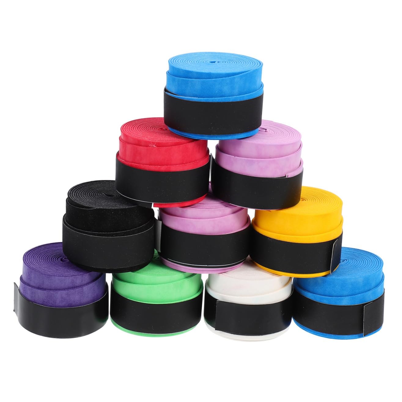 BESPORTBLE Colla per Mani da Badminton Racchette Palline da Tennis Presa Impugnature Condotto Nastro per Impugnatura A Pipistrello Rete da Badminton Spry Scrub A Secco Pu