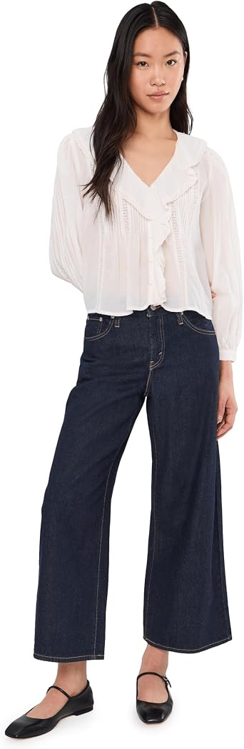 Levi's Women's Middy Wide Leg Ankle Jeans